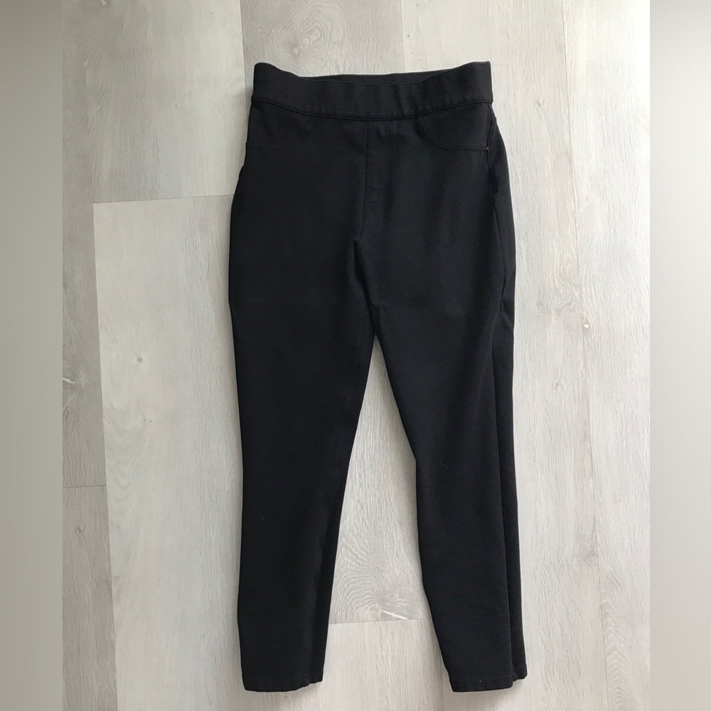 SPANX THE PERFECT PANT BLACK ANKLE CROP WOMENS MEDIUM
